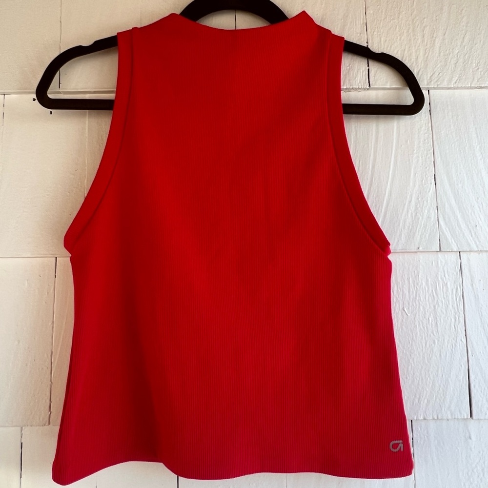 GAP Breath ribbed Mock-neck tank top Petite Medium